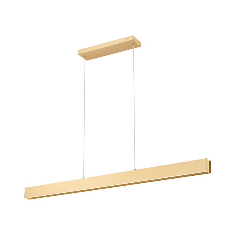 Hudson Gold 1 Light Linear Chandelier