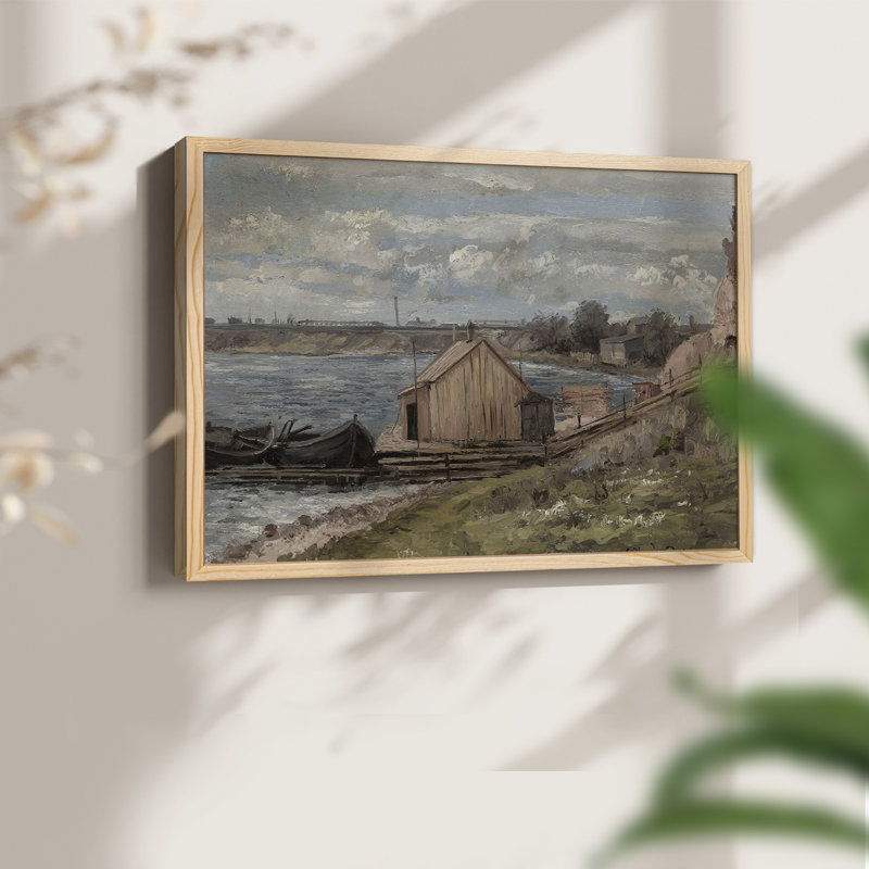 Paysages rétro-CCVVI - reproduction encadrée, Naturel, H 11 po x l 14 po