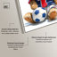 «Soccer Red Blue Teddy», reproduction sur toile encadrée par Art Remedy, cadre noir, 10 x 15-1929505881-1929505888