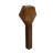 Beer Tap Handle Hexagon Top, Rectangular Handle. Generic Brand.