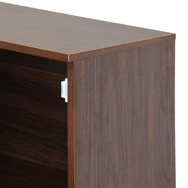 Space-saving Walnut Desk Cabinets For Compact Home Offices - Multifunctional Particle Board Design