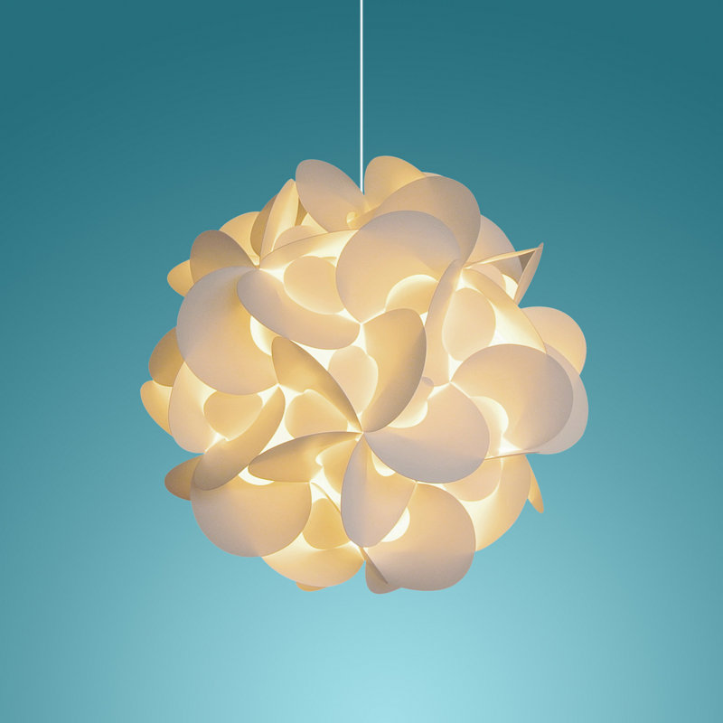 Petit luminaire suspendu rond Akari Lanterns Lanterns - lueur blanc chaud