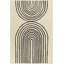 Tapis crème / noir en laine touffeté à la main Azlynn-1925574934