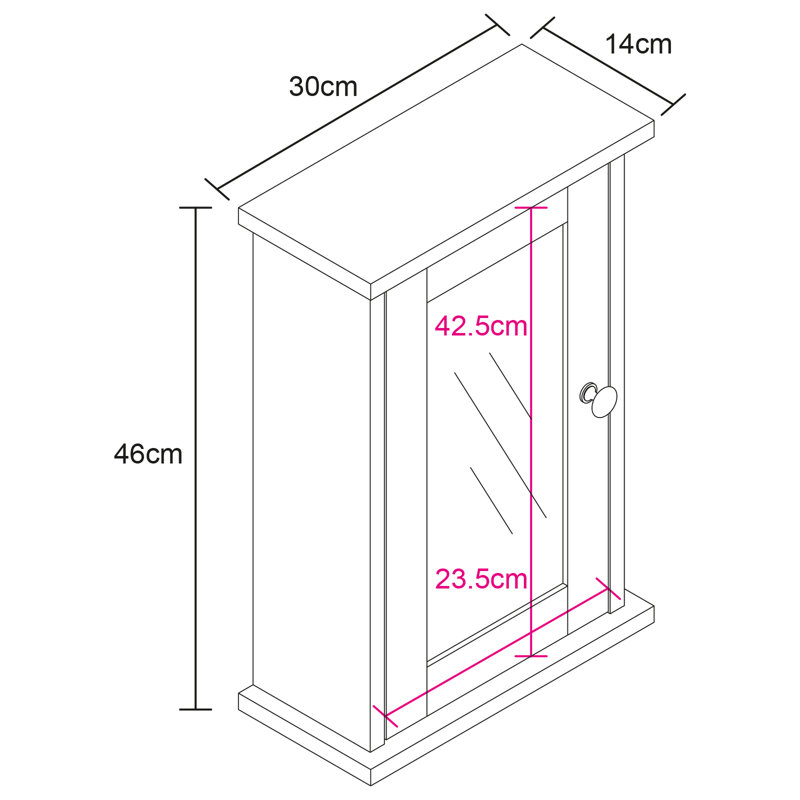 Beufort Wall Bathroom Cabinet
