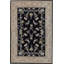 Hand-Knotted High-Quality Wine and Black Area Rug