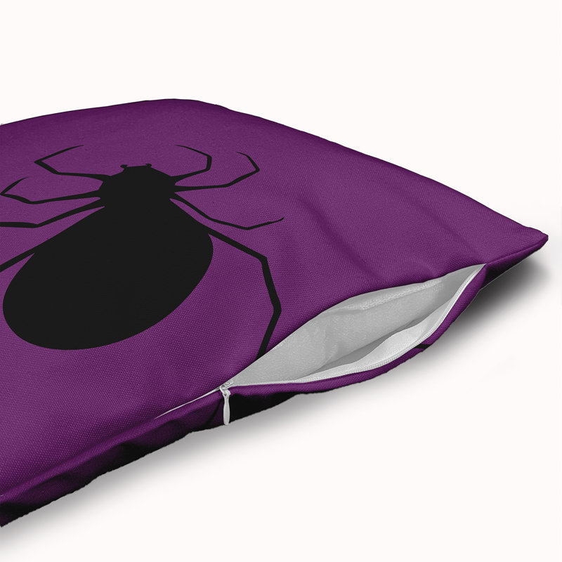Hardy Animal Print Square Cushion, 65cm H x 65cm W x 15cm D, Amethyst
