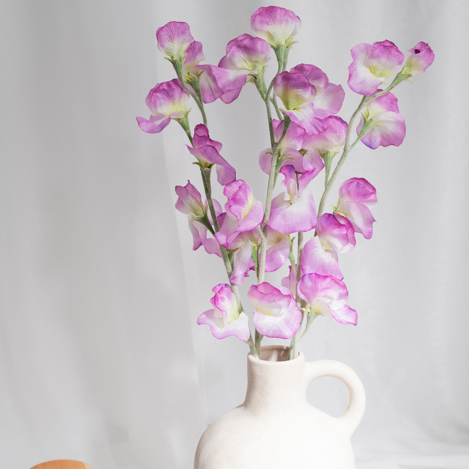 Audet Sweet Pea Stems, Light Purple