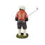 Statue de singe golfer