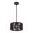 Asllan 1 Light Black Pendant