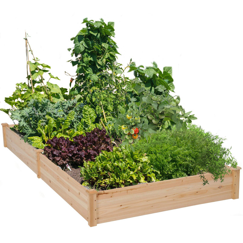 Wood Raised Garden Bed