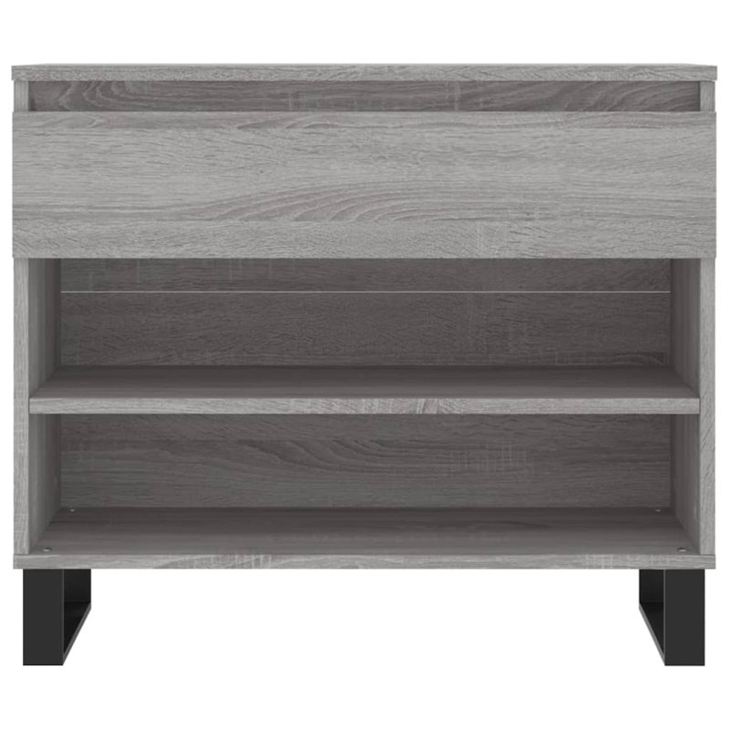 6 Pair Shoe Storage Cabinet, Grey Sonoma