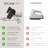 WILLOW Kitchen 5-Speed Control Hand Mixer with Storage Case and 6 Attachments, Dough Hook, Whisk, and Wire Beater-122948940