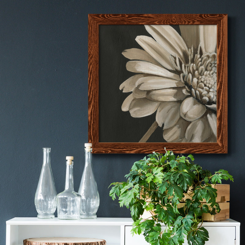 Classical Blooms IV - Art mural, H 35,5 po x l 35,5 po x P 1,5 po, Érable