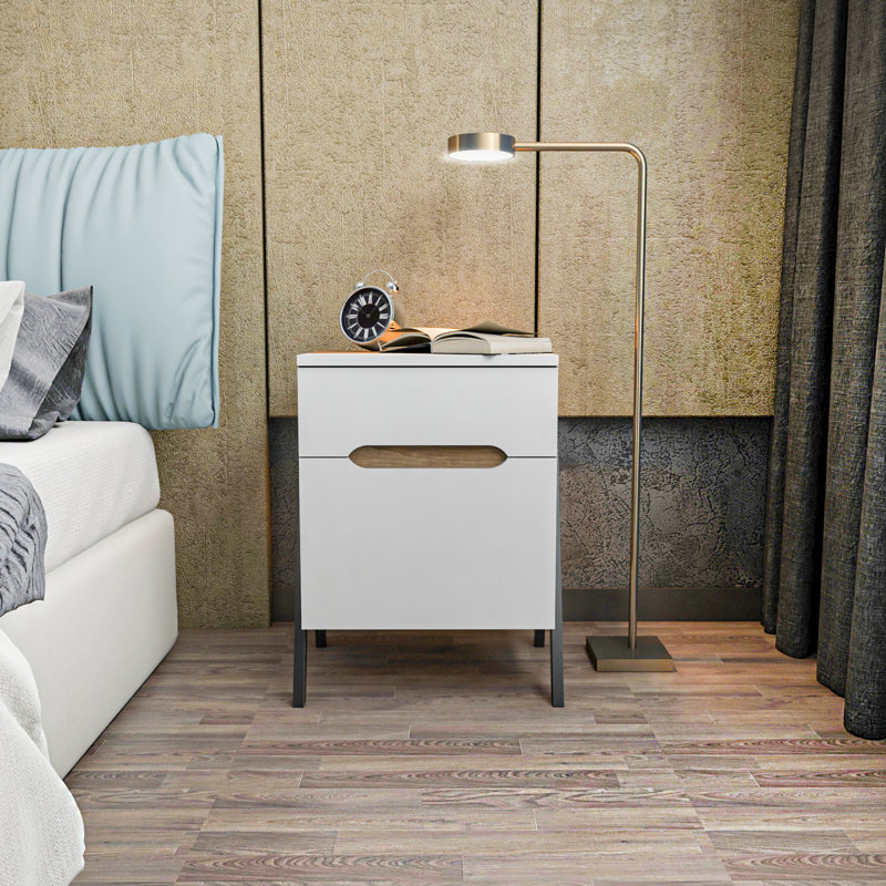 Arsenovic 45cm W Bedside Table