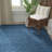 Hand-Hooked Wool Navy Blue Area Rug-796048295