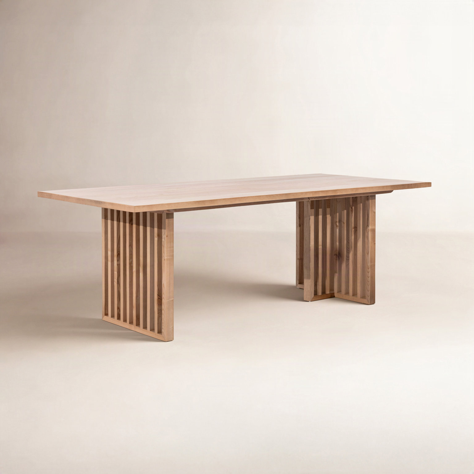 Tai 78" Dining Table, Flaxen
