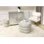 Pouf tressé 100% coton Grandcanyon, beige