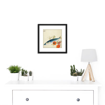 Autumn Fattens Fish Ripens Wild Fruits Japanese by Takeuchi Seiho - Single Picture Frame Painting