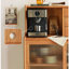 Armoire de rangement en verre à porte vitrée