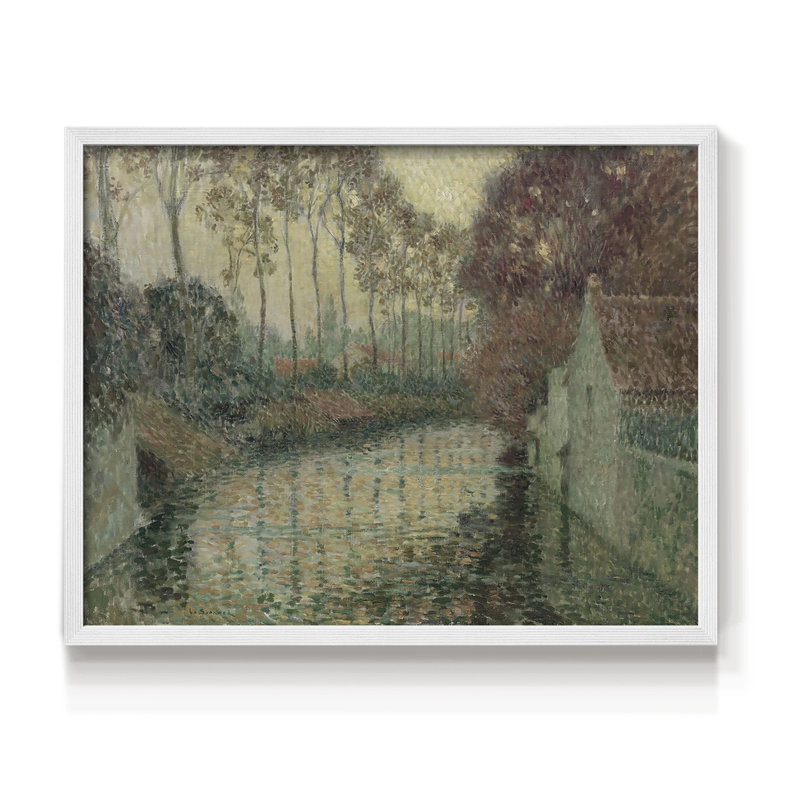 Paysages rétro-CCLxxi-reproduction encadrée, H 8 po x l 10 po, Blanc