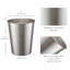 Pewter Handcrafted Metal Wastebasket