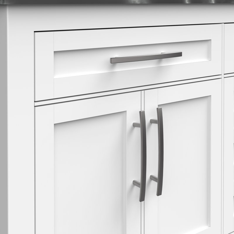 Poignée arche de tiroir et armoire Classic Collection, Argent antique, 5"