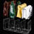 Purse Handbag Organizer Clear Plastic Bag Organizer For Closet 13 X 6 X 5 Inches 4 Sections Shelf Divider Closet Organizers And Storage File Sorter Stand Holder Bookshelf(4 Pcs)