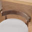 Ensemble de 2 tabourets de comptoir pivotants, tabourets de bar modernes avec dossier Mid-Century
