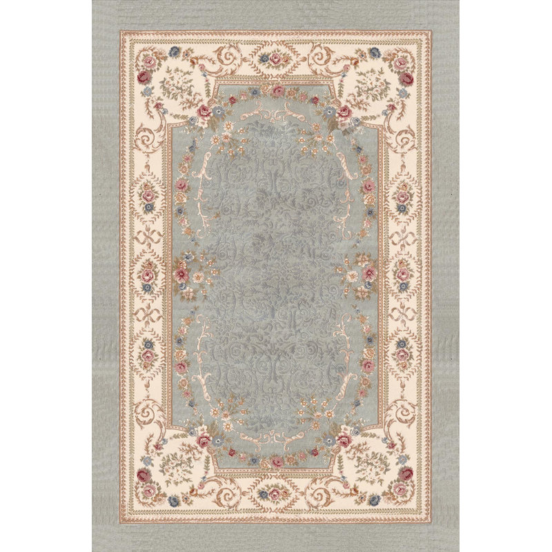Premium Woven Area Rug, 5.9 x 9.2 Feet | 100% Polyester, 650 g/m² | Antibacterial, Non-Slip PVC Dot Underside, 0.3 in Pile Height | Machine Washable, 3D Digital Printing | Perfect for Living Room & Bedroom Decor