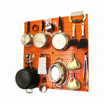 Metal Rectangle Wall Mounted Pot Rack