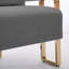 Chaise décorative moderne avec pieds dorés pour le salon-652435006