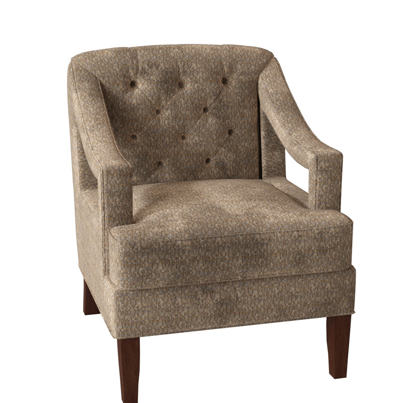 Armchair, Grayson Charcoal, Burnished Brown