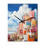 Horloge murale cubique dans un style De Stijl I - Nuage surdimensionné-2032305314