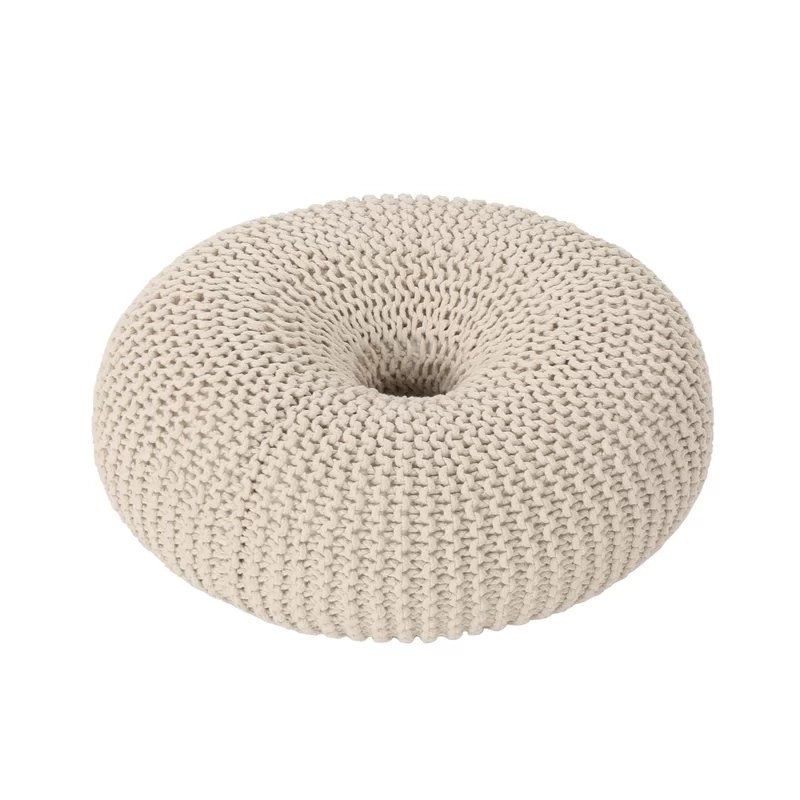 [Livraison au Canada seulement] POUF TRICOTÉ