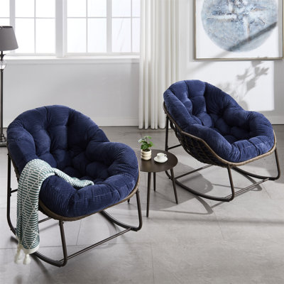 Chaise berçante d'extérieur (excluant la table)