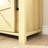 59.3" W Mordern Sideboard With Sliding Barn Door,Adjustable Shelves-404136375