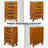 Acacia Solid Wood 26 " W 5 - Drawer Dresser-569670544