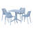 4-Person Outdoor Square Dining Set-1803354434