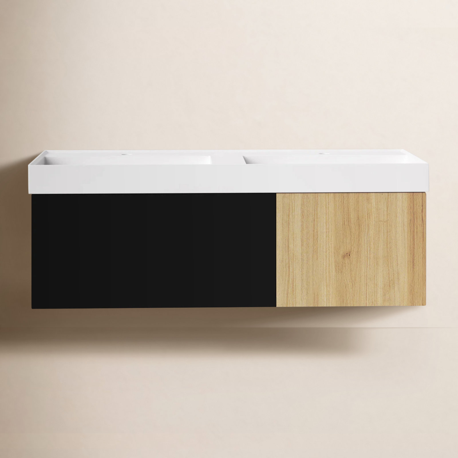 Art 55" Cedar Double Bathroom Vanity