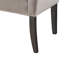Banc rembourré gris clouté avec pieds en bois massif 49,5 po Alfordsville-1419363351