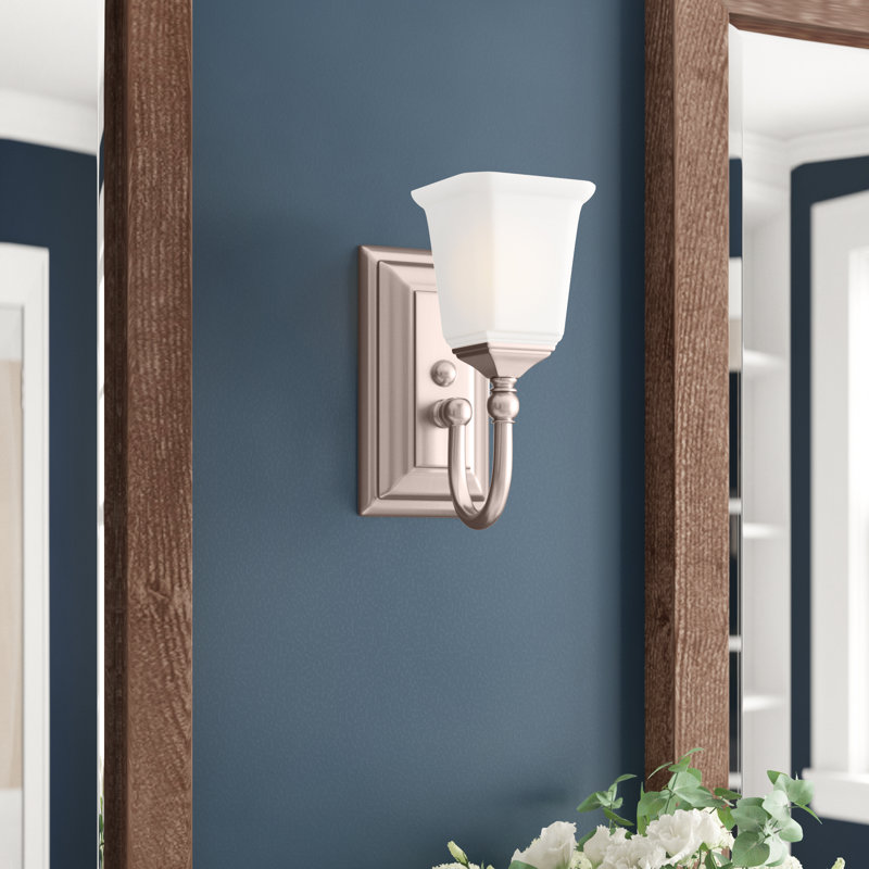 Bima Dimmable Vanity Light, Brushed Nickel, White