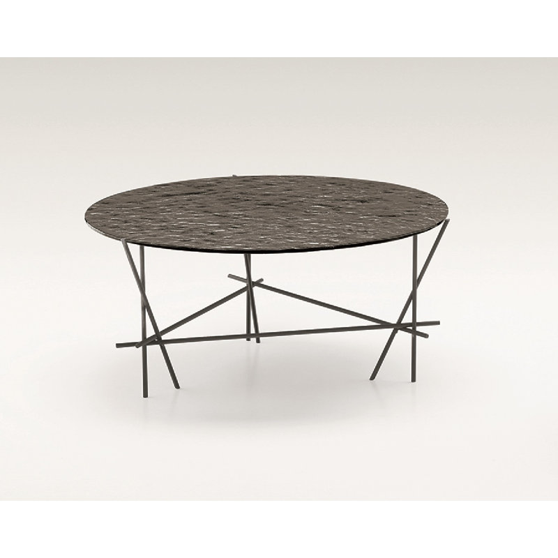 Armoney Three Leg Coffee Table, Smoke/Graphite