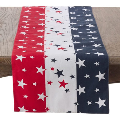 Rectangular Geometric Cotton Table Runner