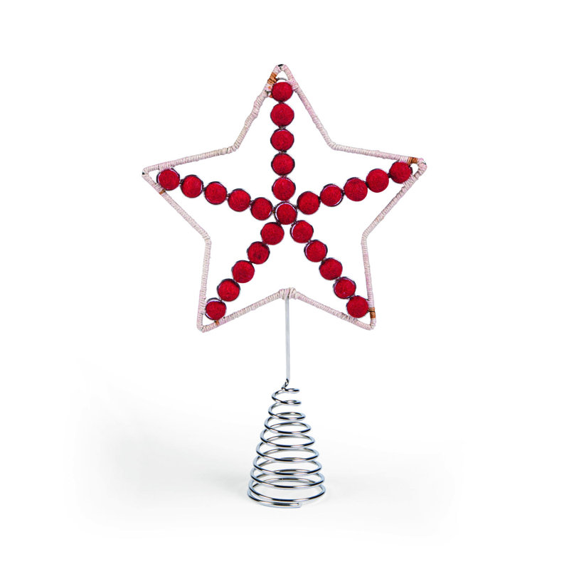 3'' Fabric Astrology & Stars Tree Topper