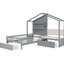 Lit simple Twin House, de couleur grise, avec station de recharge sans fil rembourrée et à la fine pointe de la technologie, et lit de rangement pratique en gris, capacité de station, zones polyvalentes-1421401089