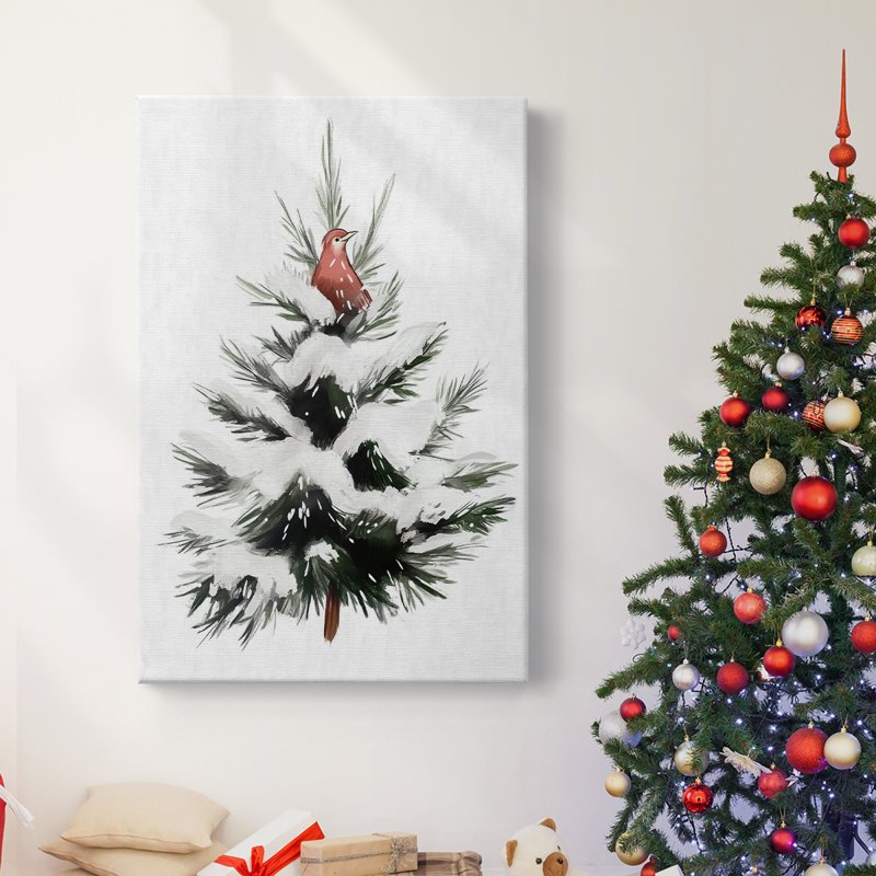 Art des Fêtes de Noël - Toile tendue avec châssis CCLxxl, H 18 po x l 12 po