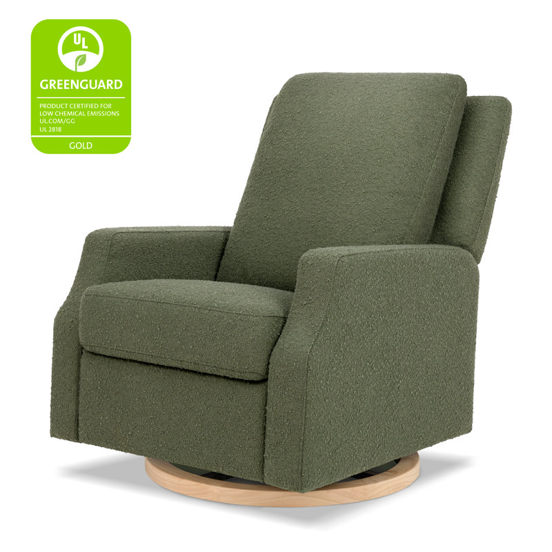 Crewe Recliner and Swivel Glider, Olive Boucle