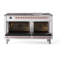 ILVE Nostalgie II Noblesse 60 inch Dual Fuel Range (9 Sealed Burners + Griddle, Triple Glass Door, RAL)-1960778455-1960778459