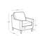 Fauteuil d'appoint Auraluxe