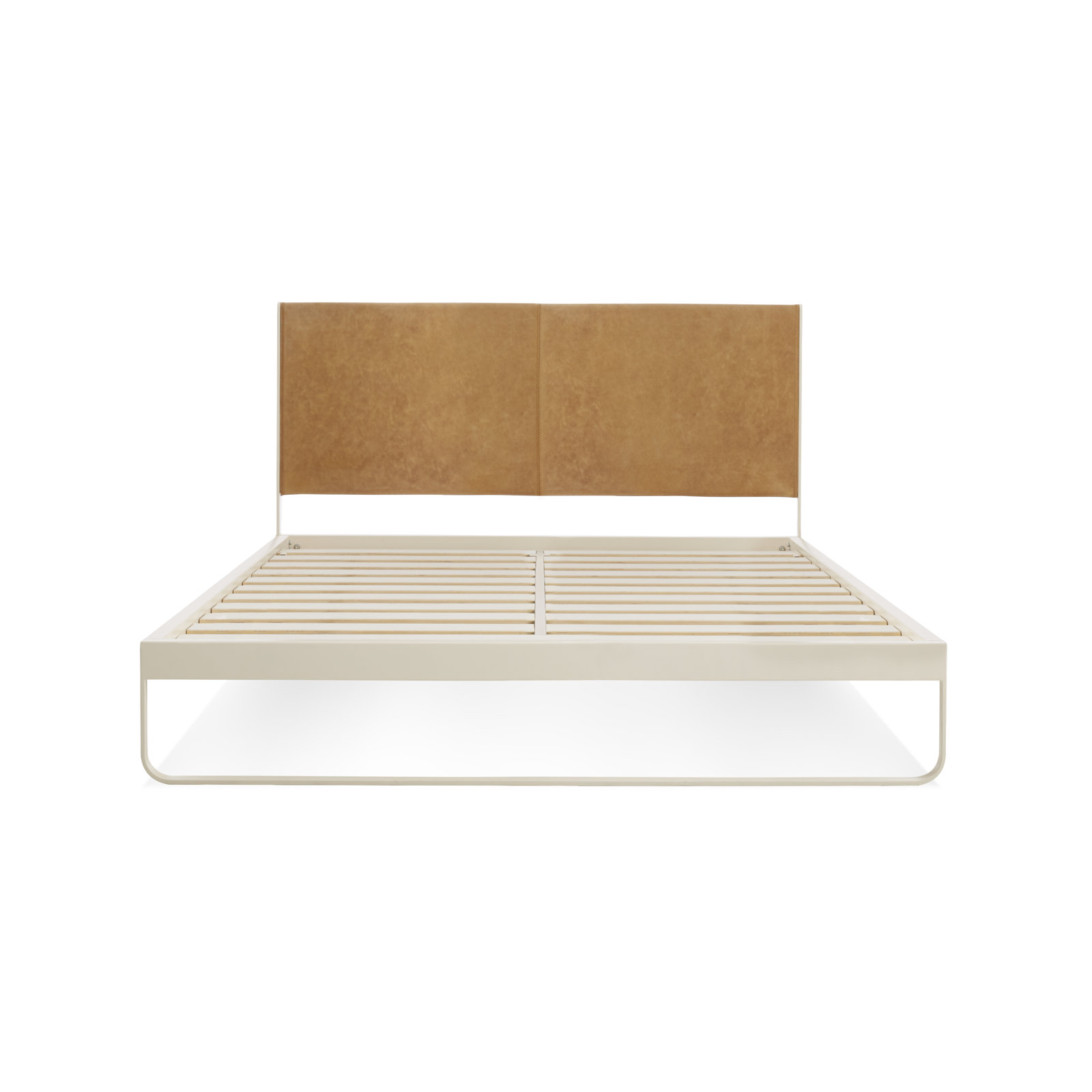 Me Time Upholstered Metal Bed, Queen